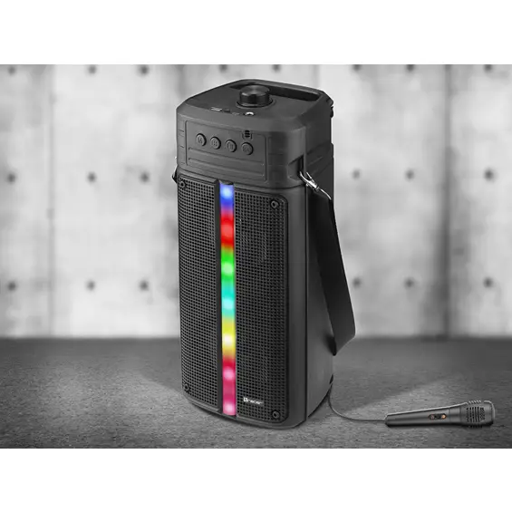 Tracer Rocket TWS BT Bluetooth karaoke zvučnik 16 W, RGB LED – crni
