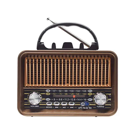 Tracer RTX200 prijenosni retro radio FM/AM/SW s Bluetoothom, USB-om i LED svjetiljkom