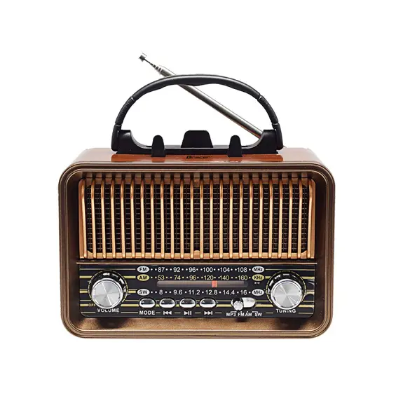Tracer RTX200 prijenosni retro radio FM/AM/SW s Bluetoothom, USB-om i LED svjetiljkom