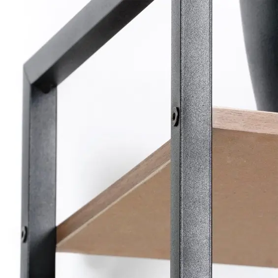 Trends4You samostojeća polica za knjige – 4 razine, metal/MDF, 106,5 cm