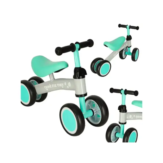 Trike Fix 4-kotačni bicikl/guralica za djecu menta – idealan za prve vožnje