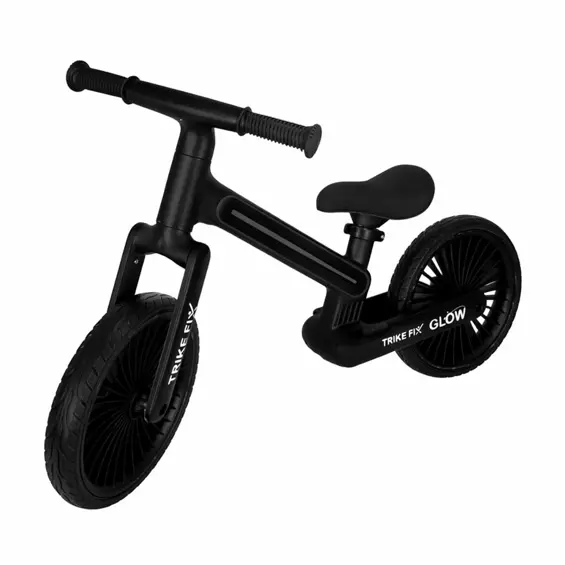 Trike Fix Glow KX2867 dječji bicikl bez pedala s RGB LED osvjetljenjem – crni