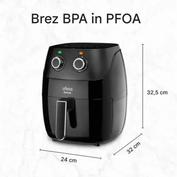 Ufesa Air Fryer Shadow – 5L, 1500 W