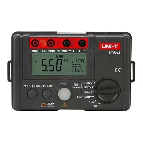 UNI-T UT502A mjerač otpora izolacije do 20 GΩ, 500–2500 V, PI/DAR