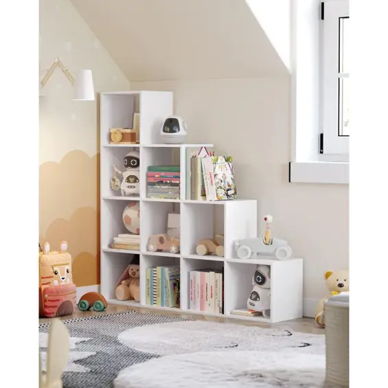 VASAGLE LBC10WTV1 – Stepenasta polica