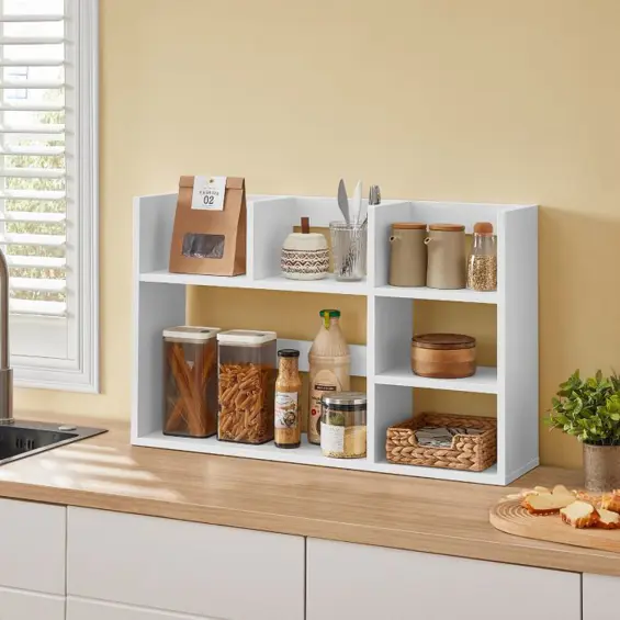 VASAGLE LBC815W14  polica ili regal u bijeloj boji