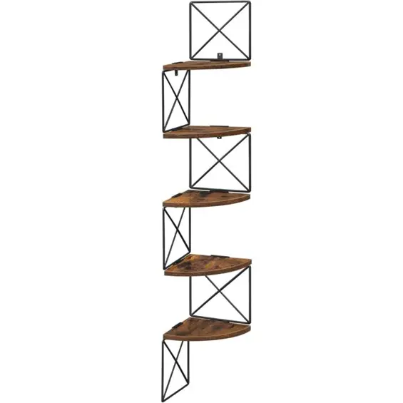 Vasagle LLS851B01  kutna zidna polica