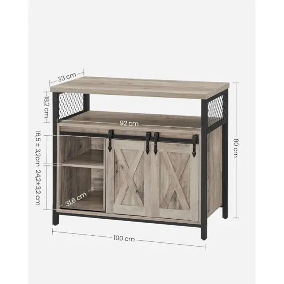 VASAGLE LSC092B02 sideboard ormar