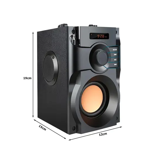 Verk Bluetooth Zvučnik A11 – 10 W, FM Radio, USB, TF Kartica, AUX, Bluetooth