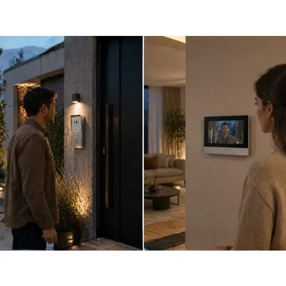 Verk group-WiFi video portafon s kamerom 1080p i 6" touchscreen monitorom Tuya