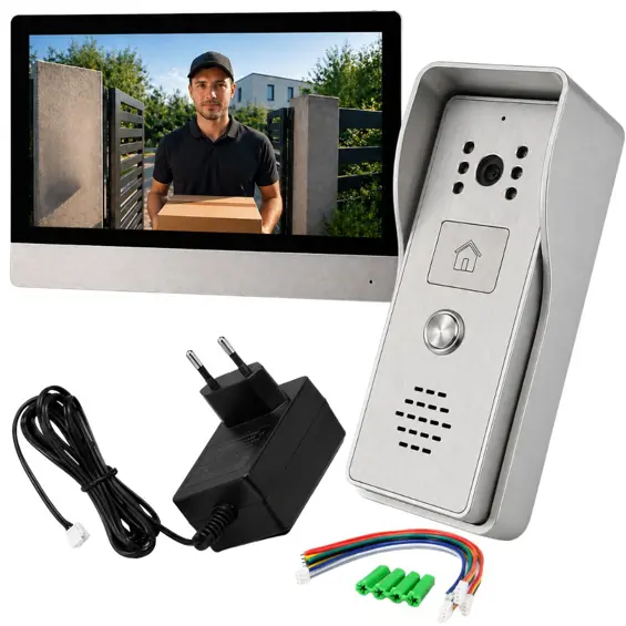 Verk group-WiFi video portafon s kamerom 1080p i 6" touchscreen monitorom Tuya