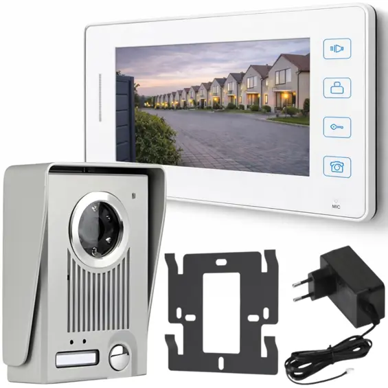 Verk-Video Portafon s LCD Monitorom – 500 TVL Kamera, Noćni Prikaz, Dvosmjerna Komunikacija