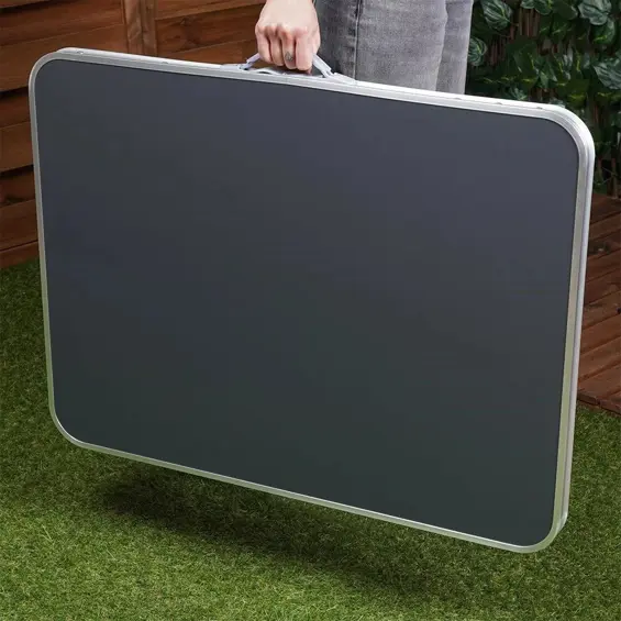 Vilde 489180 sklopivi camping stol 80 × 60 × 70 cm, nosivost 30 kg – grafitni