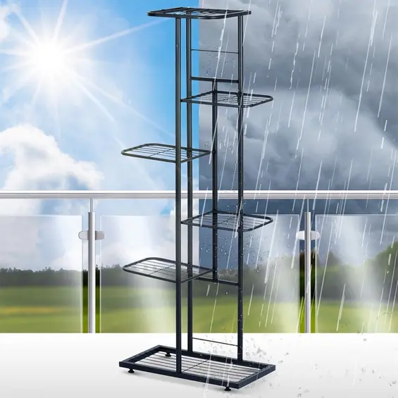 Vilde metalni stalak za cvijeće – 6 razina, 106 cm