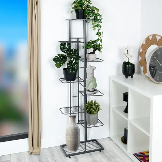 Vilde metalni stalak za cvijeće – 8 razina, 142 cm
