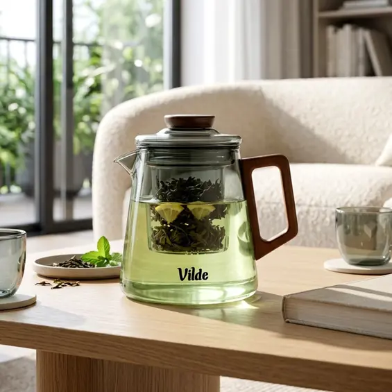 Vilde stakleni čajnik s infuzerom 700 ml – borosilikatno staklo