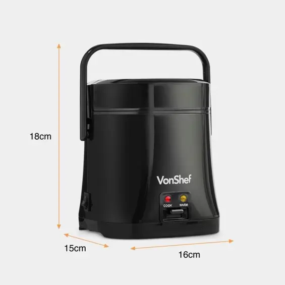 VonShef 2013342 – Mini električni aparat za kuhanje riže