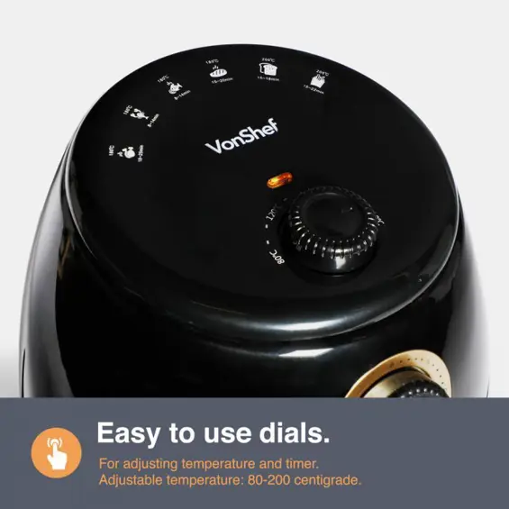 VonShef Digitalna Zračna Friteza– 1000 W