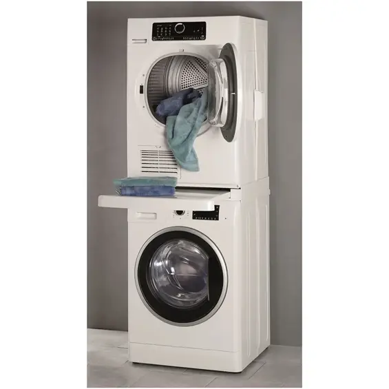 Whirlpool-Wpro SKS101 Univerzalni Spojni Okvir za Perilicu i Sušilicu – S Izvlačivom Policom, 60 × 60 cm