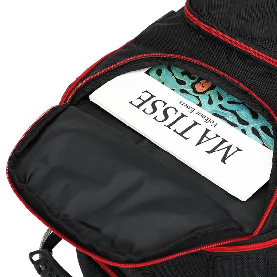 White Shark Gaming Ruksak GBP-002 DARK NOMAD za laptope do 17.3" (Crna, Vodootporan, 7 Pretinaca)