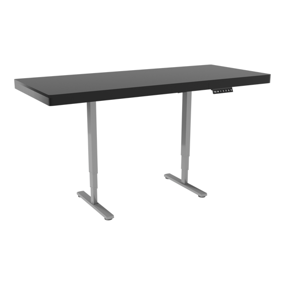 White Shark Warlord — električno podesivi gaming stol, 2 motora | 1380×680 mm