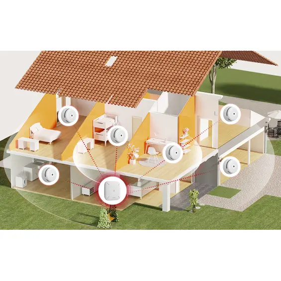 X-Sense FS31 pametni set detektora dima – 3 × XS01-M + SBS50 bazna stanica