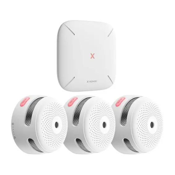 X-Sense FS31 pametni set detektora dima – 3 × XS01-M + SBS50 bazna stanica