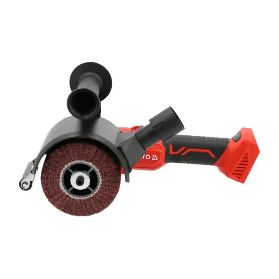 YATO YT-81950 – Akumulatorska satinirna brusilica 18 V, bezčetkasti motor, 120 mm