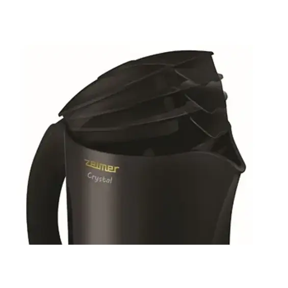 Zelmer ZCK7630 Crystal Gold električno kuhalo za vodu 1,7 L – 2200 W, 360° baza, crno-zlatno