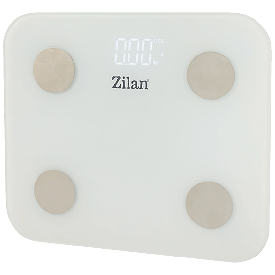 Zilan Digitalna tjelesna vaga, do 180 kg., LED zaslon, Bluetooth - ZLN9006