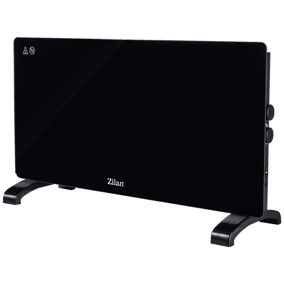 Zilan Grijalica, konvektor sa staklenom prednjom pločom, 2000W - ZLN4062