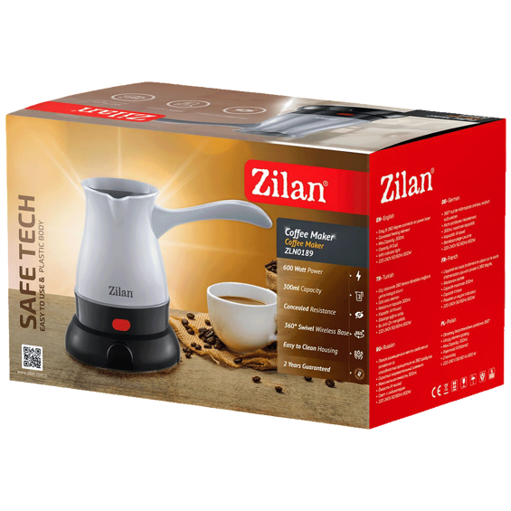 Zilan Kuhalo za kavu, 600 W, 0,3 lit., siva - ZLN0189 (ZLN0188/GY)