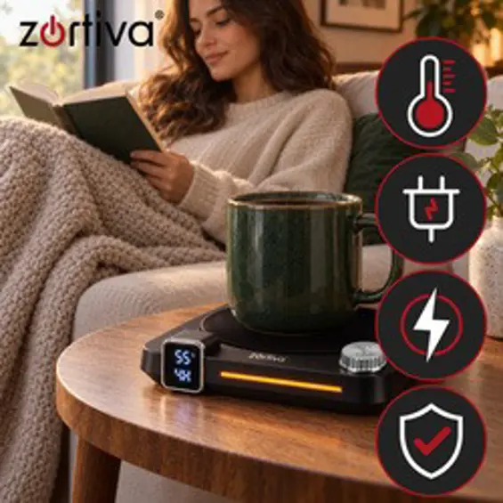 Zortiva električni grijač za šalicu 40 W s timerom