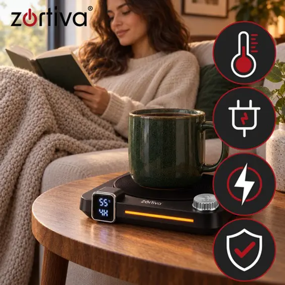 Zortiva električni grijač za šalicu 40 W s timerom